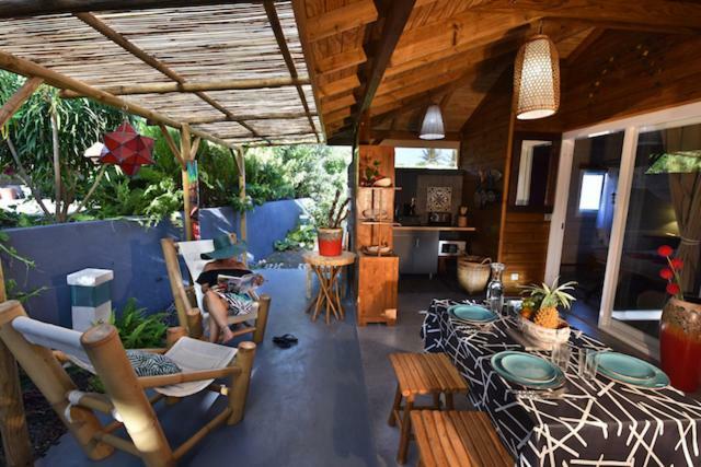Hotel The Bluebamboo Le Moule Exterior foto